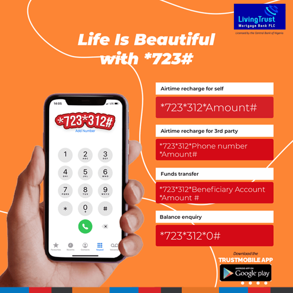 *723# USSD Banking — LivingTrust Mortgage Bank